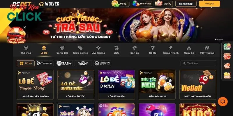 Debet - Nhà Cái Thể Thao Bóng Đá Tỷ Lệ Hấp Dẫn